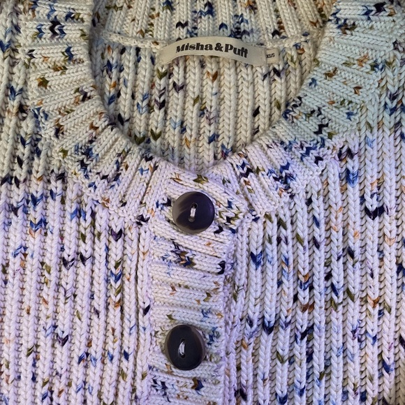 Misha & Puff Mini Fisherman Sweater Sea Glass xs/s - Picture 7 of 9